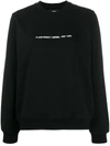 Diesel F-ang-copy Copyright Logo Sweatshirt In Black