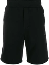 Marni Embroidered Logo Track Shorts In Black
