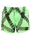 Dsquared2 Swim Trunks In Green