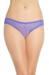 On Gossamer Mesh Hip Bikini In Royal Blue