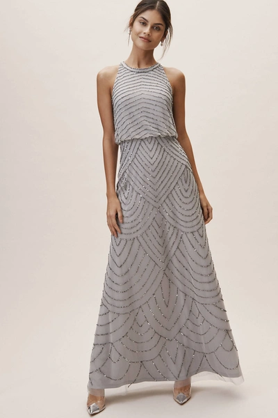 Adrianna Papell Madigan Dress In Grey