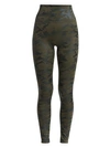 Spanx Camo Leggings In Green