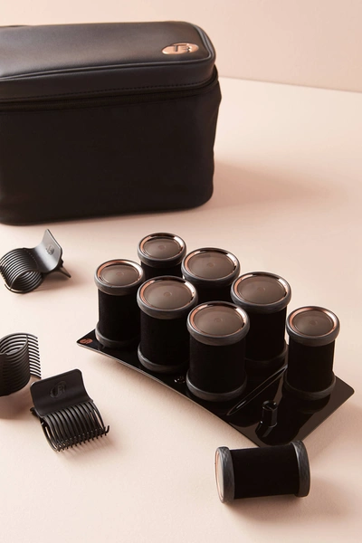 T3 Volumizing Luxe Hot Rollers For Volume, Body, And Shine In Black