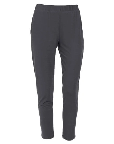 Le Tricot Perugia Casual Pants In Steel Grey