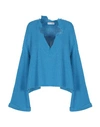 Weili Zheng Sweaters In Blue
