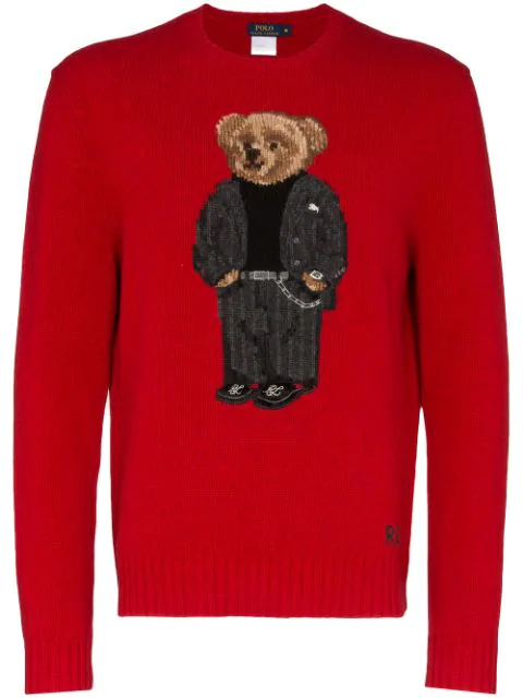 ralph lauren mens teddy bear sweater
