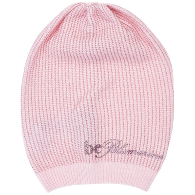 Be Blumarine Women's Beanie Hat In Pink