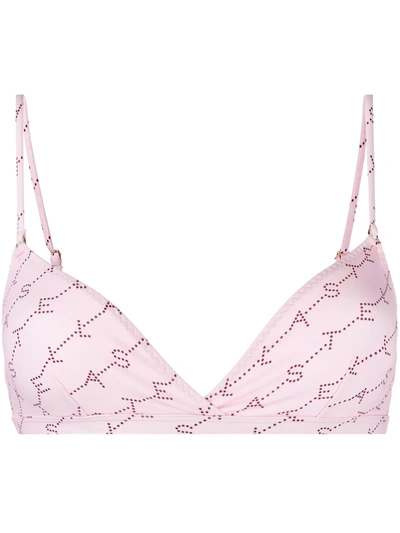 Stella Mccartney Women's Bikini Top Triangle In Pink