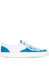 Amiri Skeleton Low-top Sneakers In Blue