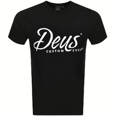 Deus Ex Machina Custom Logo T Shirt Black