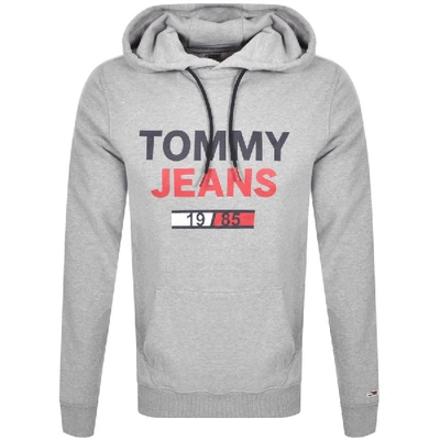 Tommy Jeans Essential Logo Hoodie Grey