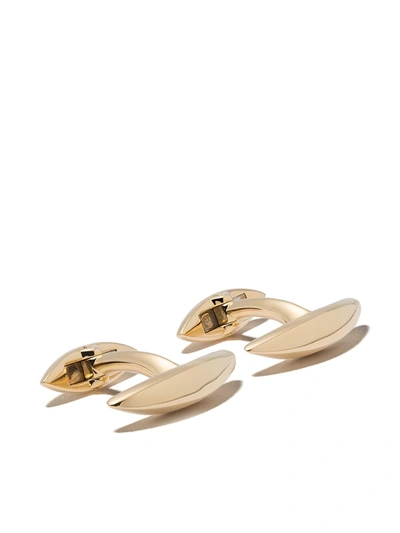 Shaun Leane Arc Cufflinks In Yellow Gold Vermeil