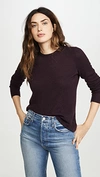 Atm Anthony Thomas Melillo Slub Pima Cotton And Modal-blend Jersey Top In Dark Maroon