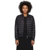 Moncler Abricot Down Bomber Jacket In 999 Black