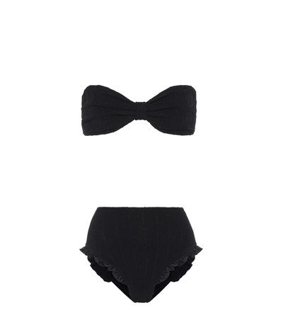 Hunza G Brigette 2-piece Bikini Set In Black