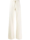 Chinti & Parker Heritage Stripe Knitted Track Pants In Neutrals