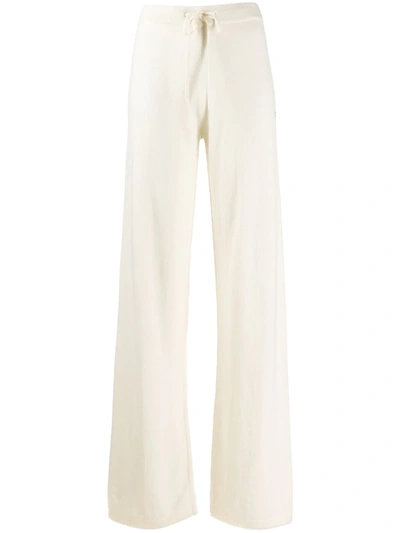 Chinti & Parker Heritage Stripe Knitted Track Pants In Neutrals