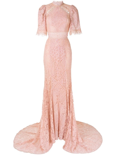 Martha Medeiros Antonella Gown In Pink