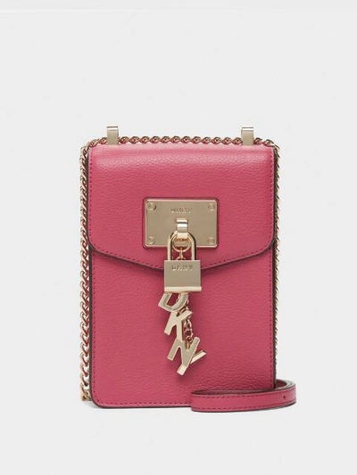 Dkny Men's Elissa North South Leather Crossbody - Final Sale In Blush