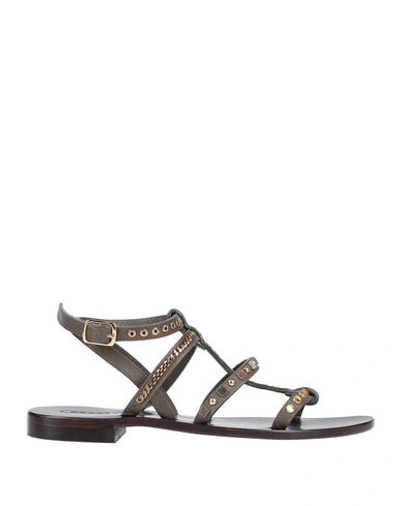 Nanni Sandals In Military Green