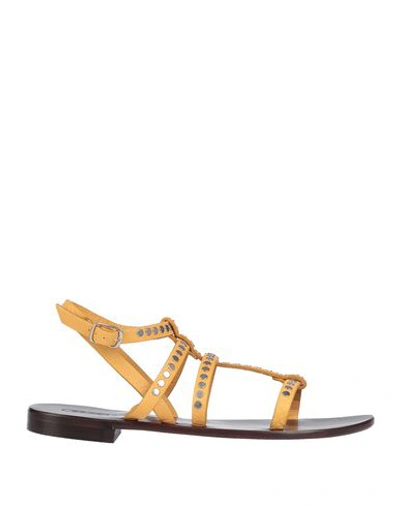 Nanni Sandals In Ocher