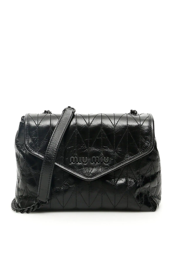 miu miu small quilted bag with strap