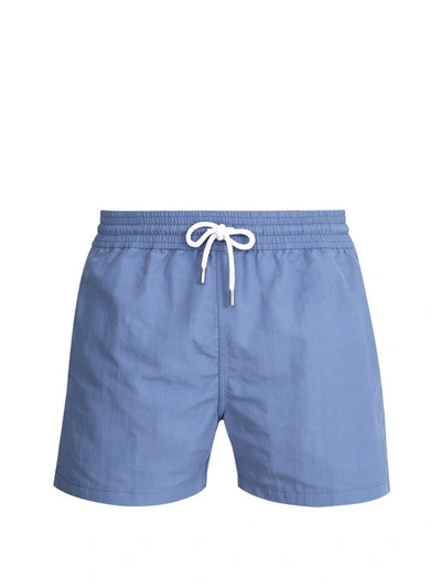 Frescobol Carioca Drawstring Sports Swim Shorts In Blue