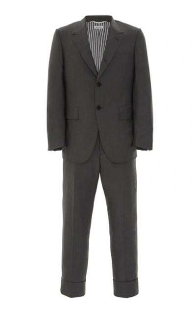 Thom Browne Classic Mohair Single-breasted Suit In Grey