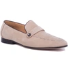 Robert Graham Norris Button Loafer In Tan Leather