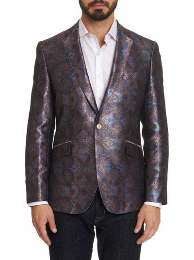 Robert Graham Limited Edition Hidden Lands Silk Sport Coat In Multi