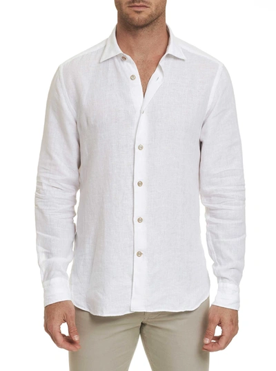 Robert Graham R Collection Enzo Sport Shirt In White