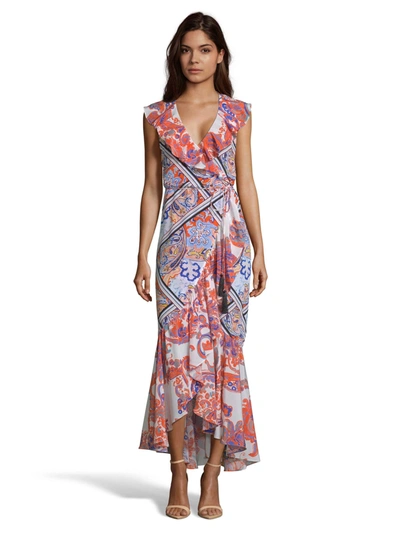 Robert Graham Sophia Paisley Mixed Print Dress In Multi