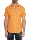 Robert Graham Diamante Classic Fit Sport Shirt In Orange