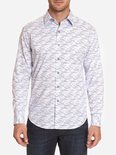 Robert Graham Men's Cahuenga Contrast-reverse Sport Shirt In Blue