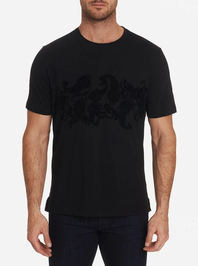 Robert Graham The Venture Graphic Tee In Black