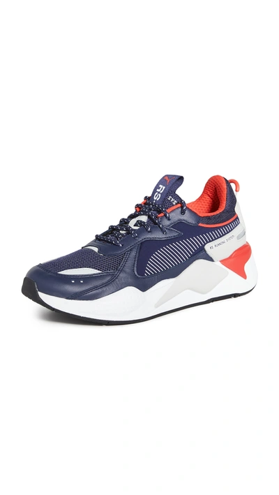 Puma Men's Rs-x Core Colorblock Running Sneakers In Blue
