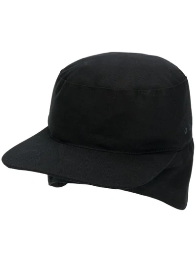 Marni Workwear Gabardine Cap In Black