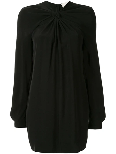 Dion Lee Loop Knot Mini Dress In Black
