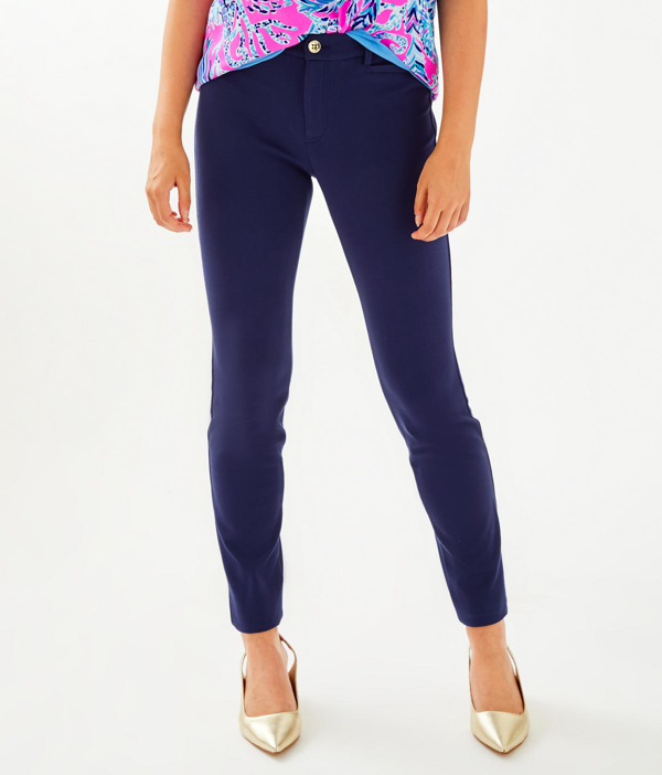 Lilly Pulitzer 29 Kelly Knit Skinny Ankle Pant In Multi In Full Bloom Modesens