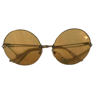 Pre-owned Christopher Kane Yellow Sunglasses