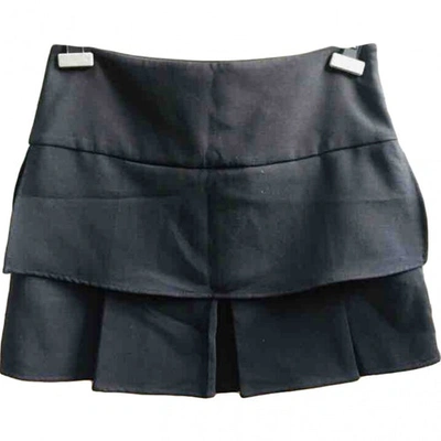 Pre-owned Edun Mini Skirt In Black