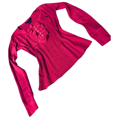 Pre-owned Ralph Lauren Pink Cotton Top