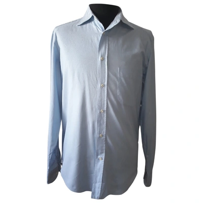 Pre-owned Cerruti 1881 Shirt In Blue