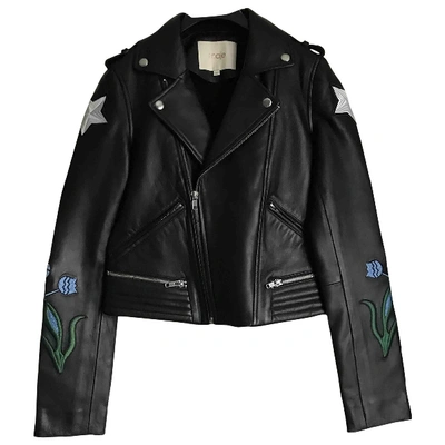 Pre-owned Maje Fall Winter 2019 Black Leather Leather Jacket