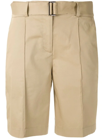 Alcaçuz Moonlight Tailored Bermuda Shorts In Neutrals