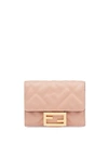 Fendi Monogram Pattern Wallet In Pink