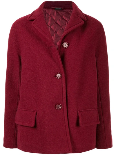 Aspesi Front Button Jacket In Red