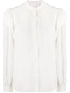 Chloé Ruffled Blouse In White