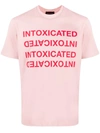 Intoxicated Mirror Logo-print T-shirt In Pink