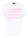 Intoxicated Mirror Logo-print T-shirt In White